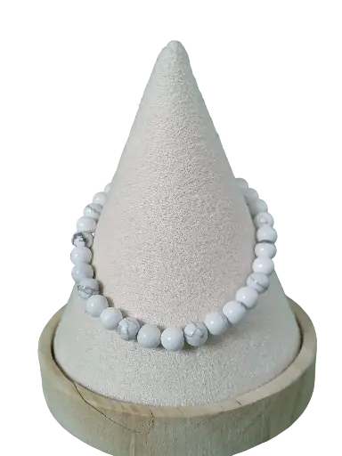 Howlite blanche 1A